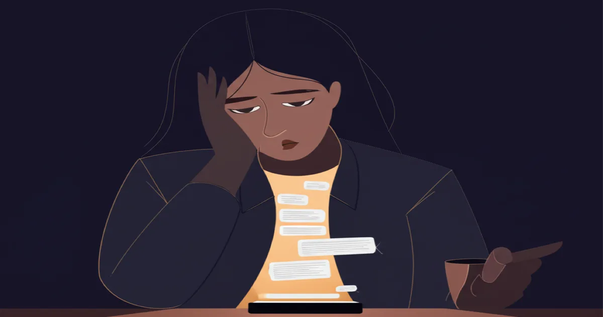 When friends cannot help anxiety
